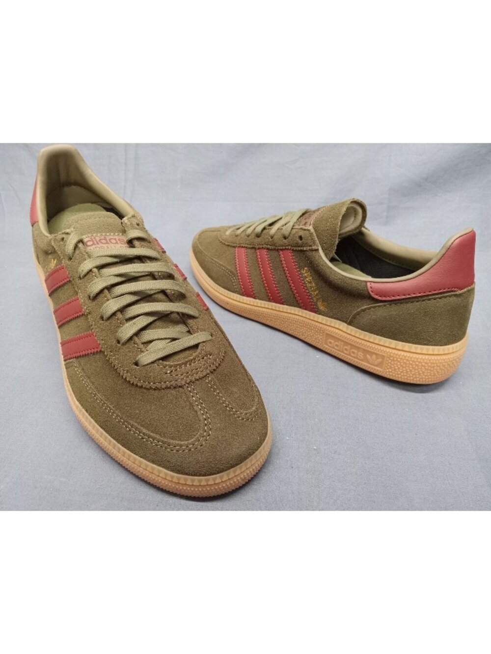 Adidas Handball Spezial J Focus Olive Fox Brown JP8019 Boys Size 5 NEW NO BOX!